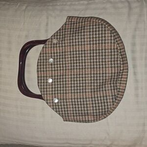 Vintage Delanthe Lucie handle purse 2 covers Bermuda